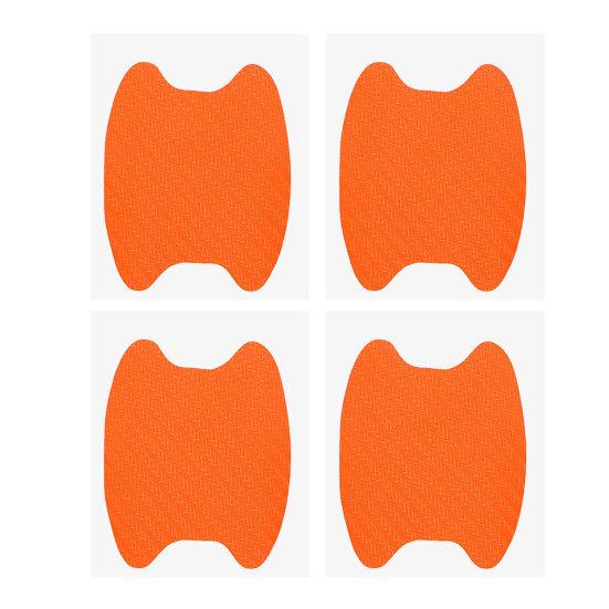 3D Carbon Fiber Car Stickers Scratch Resistant Auto Door Handle Decal Protector