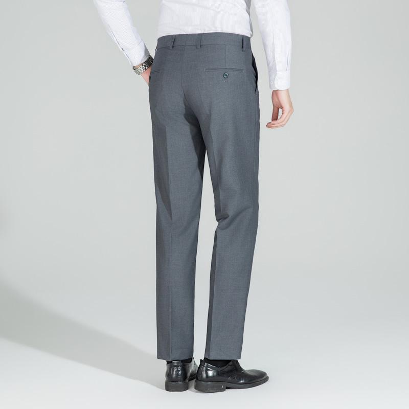 Frühling Sommer Anzughose Herren Einfarbig Locker Smart Casual Büro Hochzeit Formelle Hose Herren Gerade Anzughose Übergröße
