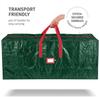 Storage Bag for 9 Ft Artificial Christmas Trees - Plastic, Waterproof - Strong Handles, Labeling Card Slot