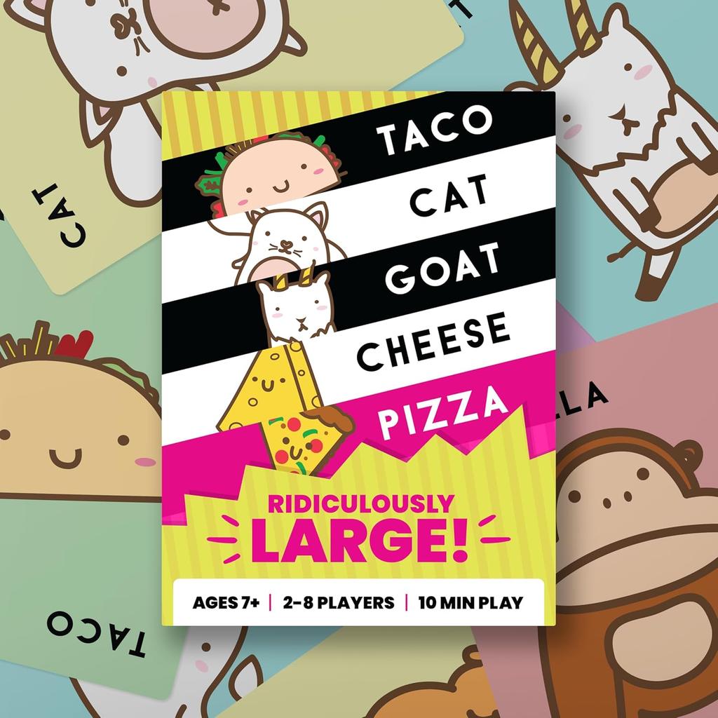 Taco Gatto Capra Formaggio Pizza Carta Estremamente Divertente per Gioco di Gruppo in Famiglia