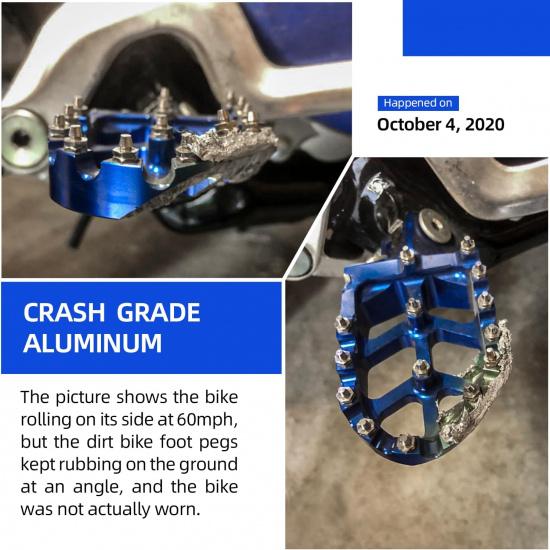 CHANGCHENG Dirt Bike Foot Pegs Motorcycle Footpegs Foot Pedals Rests CNC for Sur Ron Light Bee S/X Segway X260 X160 Talaria Sting MX3 MX4 Talaria XXX