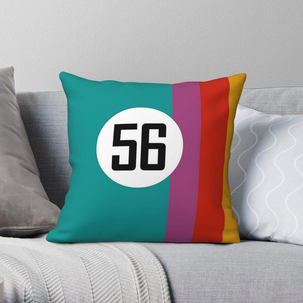 Classic Kremer Racing Square Pillowcase Polyester Linen Velvet Printed Zip Decorative Pillow Case Room Cushion Cover x