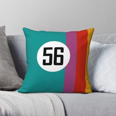 Classic Kremer Racing Square Pillowcase Polyester Linen Velvet Printed Zip Decorative Pillow Case Room Cushion Cover X