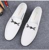 Men's Breathable Slip-on Leather Driving Shoes - Soft Sole, Small & Large Sizes Available