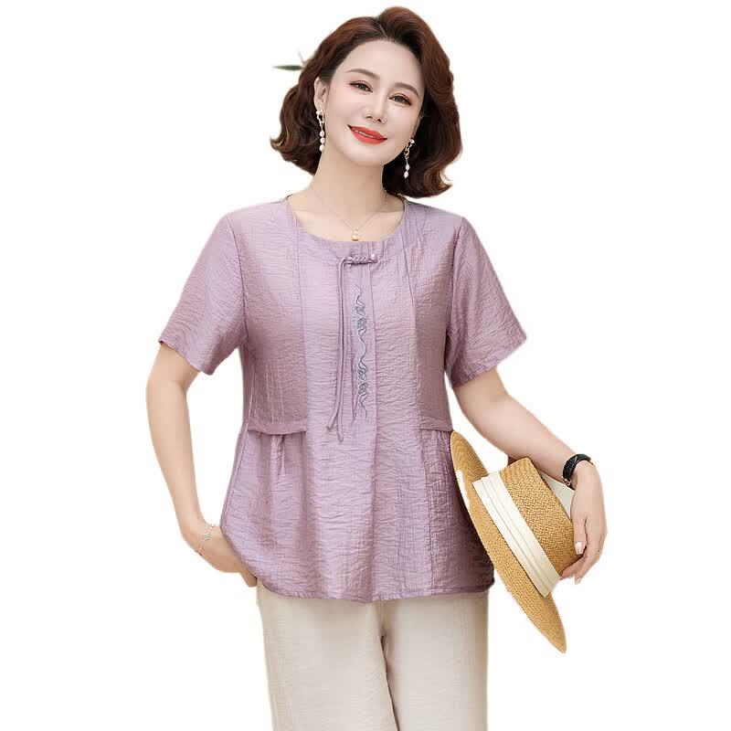 YUZHAOLIN Women's New Chinese Style Summer Two-Piece Set