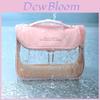 Transparent Travel Hook Wash Bag Fashion Semi-circular Cosmetic Storage Bag Candy Color Makeup Bag Wholesale