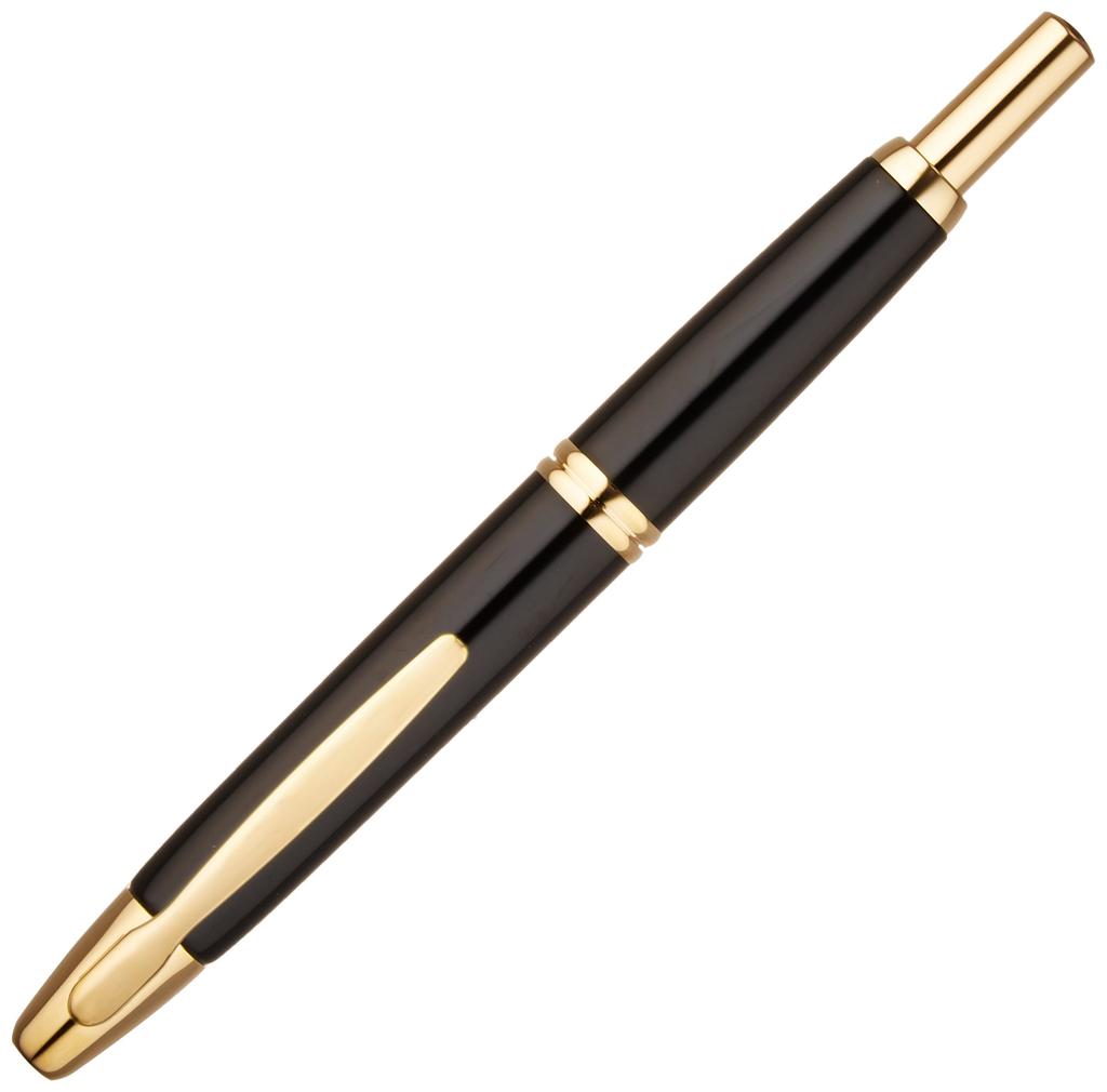 PILOT Capless Fountain FC15SRBF Pen, B/F Nib, Black,