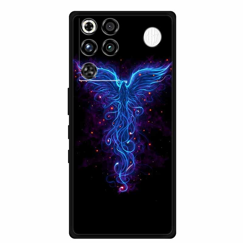 Phone Case For ZTE Nubia RedMagic 11 Pro 5G Back Cover Case Black Silicone TPU Soft Coque For Nubia RedMagic 11Pro Funda Capas
