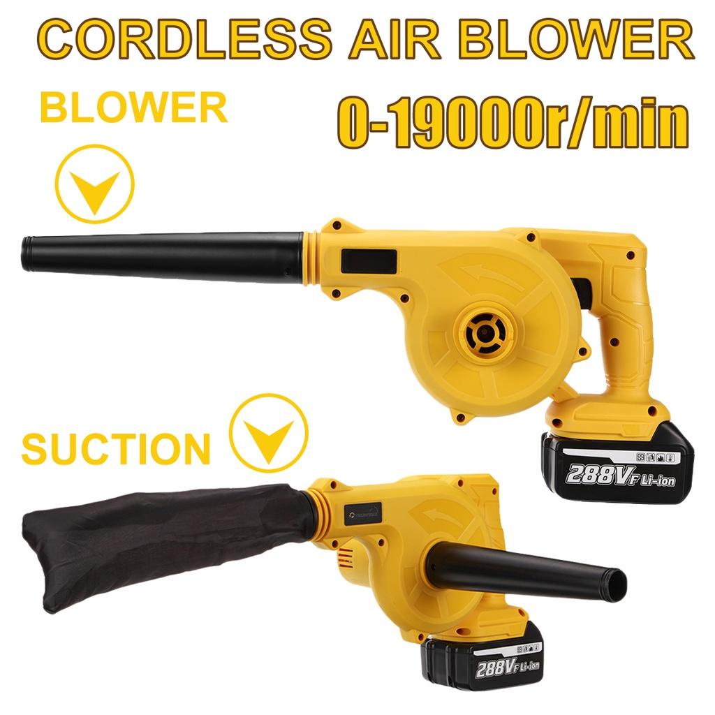 1500W 288VF Cordless Electric Air Blower Vacuum Cleaning Blower Blowing & Suction Leaf Dust Collector For Makita 18V