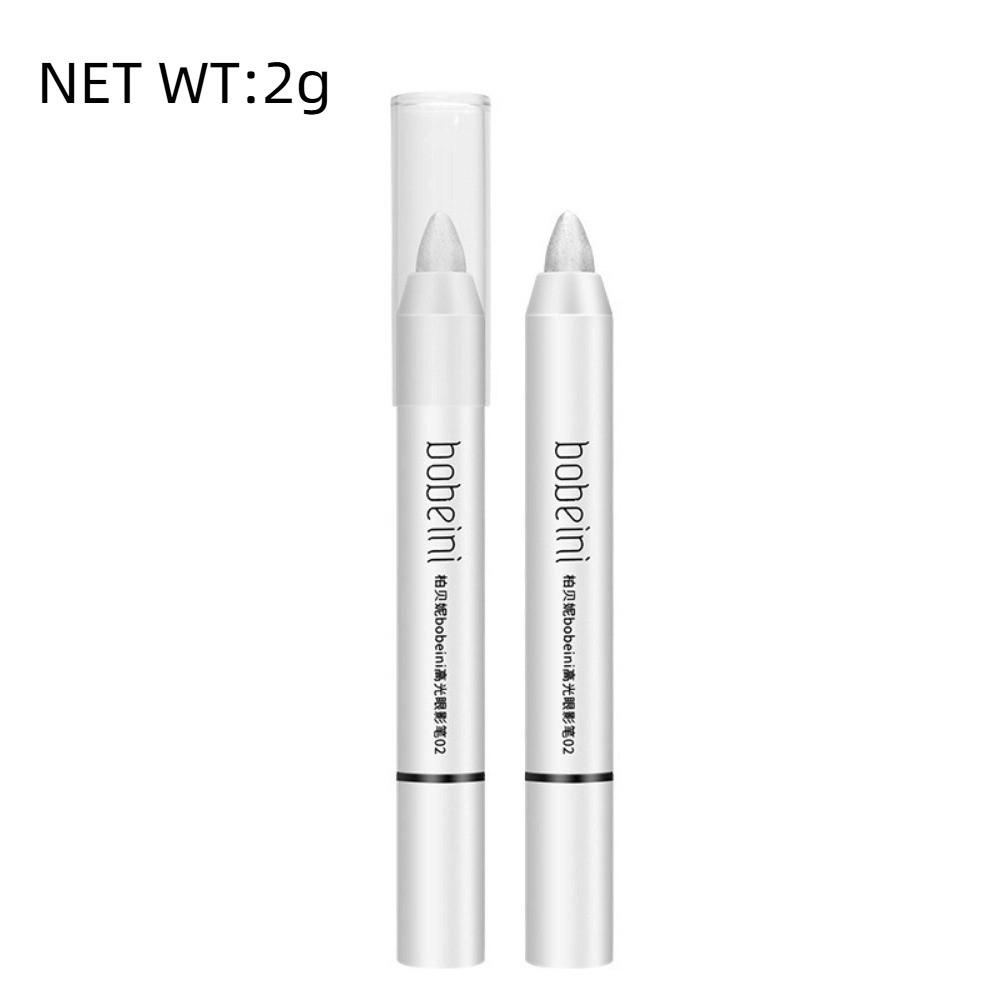 Brightening Highlighter Pen Pearl Bright White/Gold Tone Eyeshadow Stick Long Lasting Matte Eye Shadow Pen