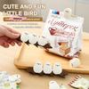 M-Little Bird Multifunktionaler Magnetischer Verschlussclip Feuchtigkeitsbeständiger Frischhalte-Lebensmittelbeutelclip für Kühlschrankdekoration