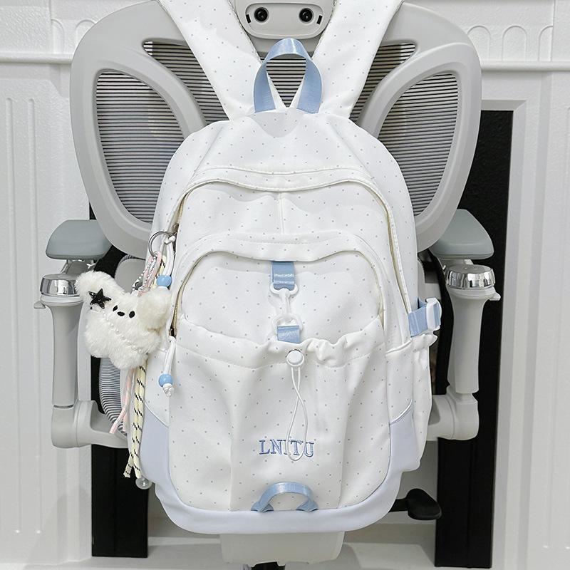 Schoolbag1011 Summer New High-value Lightweight Backpack Women's Large-capacity Junior and High School Student Schoolbag Travel Backpack