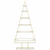 Metal Christmas Tree Gold 148 cm Powder Coated Steel