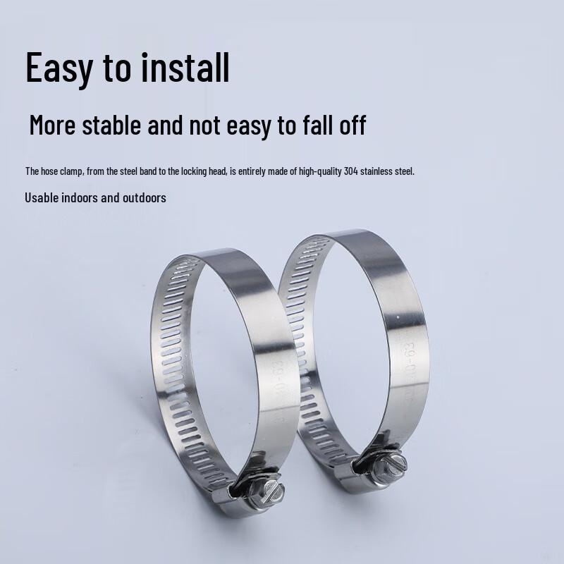 Jinglan 304 Stainless Steel American Style Hose Clamp