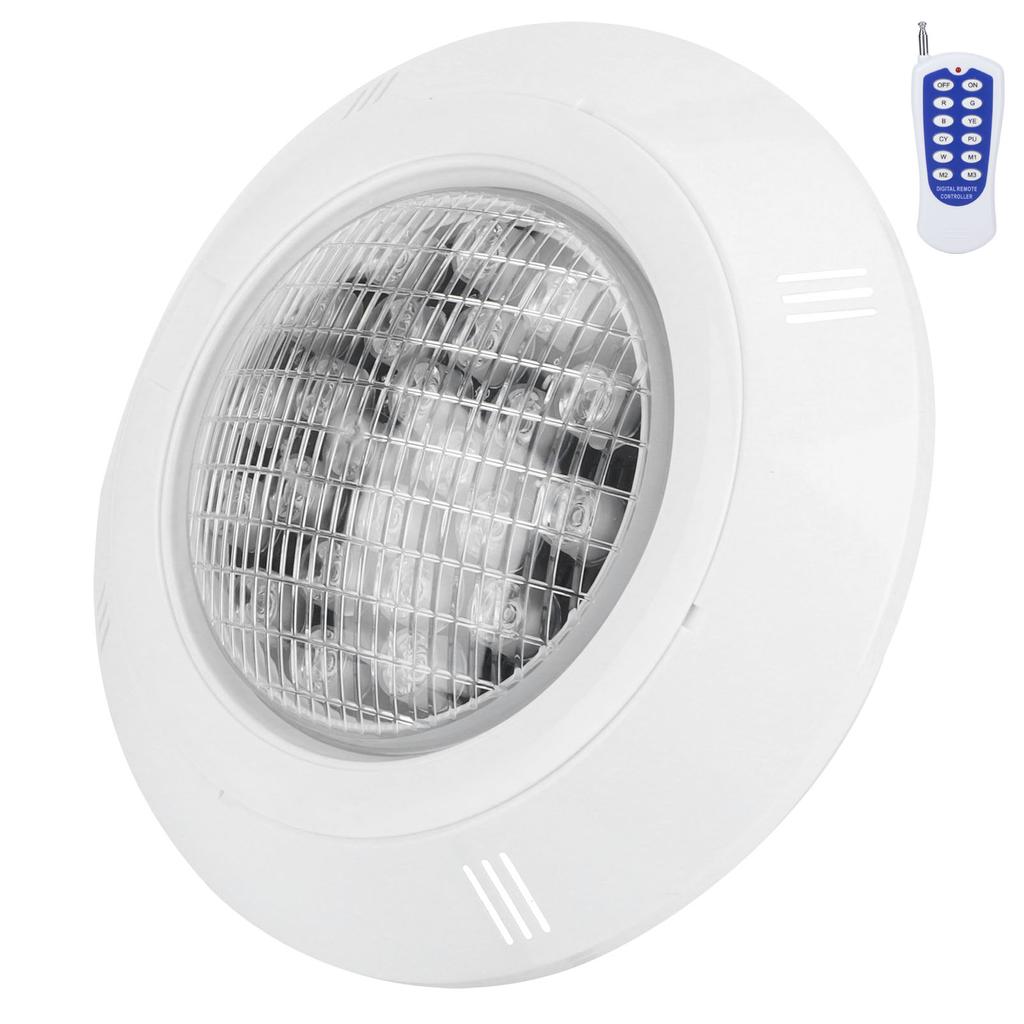 24LED Colorful Swimming Pool Light RGB Underwater Light AC12V 24W Waterproof Landscape Lamp