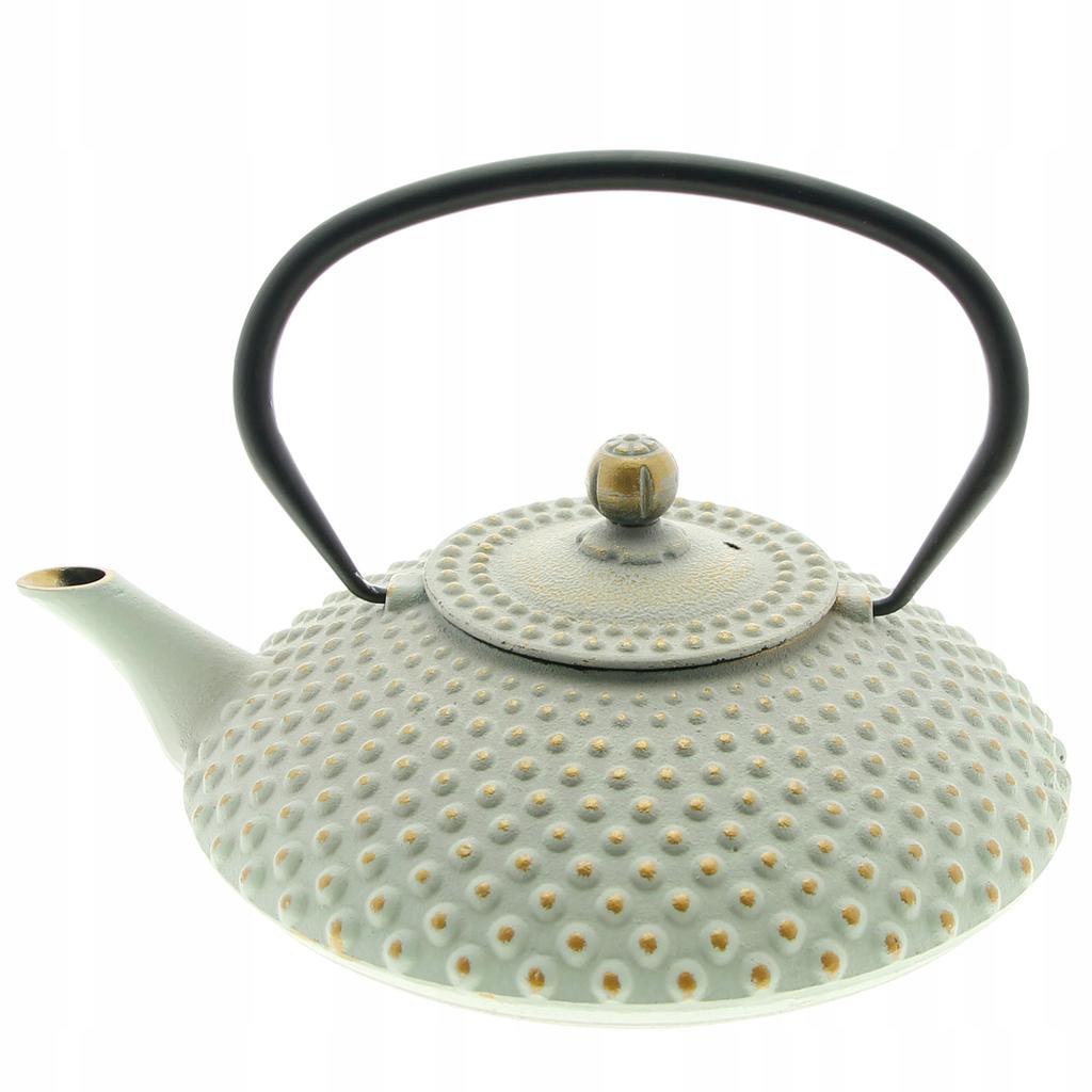 Cast Iron Kettle 1.25L Infuser With Strainer For Brewing Tea And Herbs