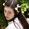 FANTASTIC PLANET [2SET] chiffon ribbon hair pin (2colors)