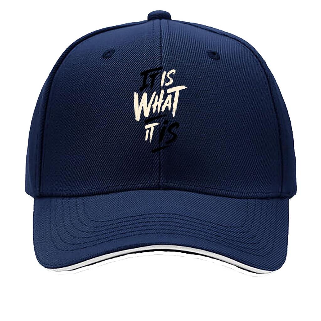 Bold Casual Acceptance Quote Letteri Sandwich Baseball Cap Sun Cap Outdoor Workouts Hat