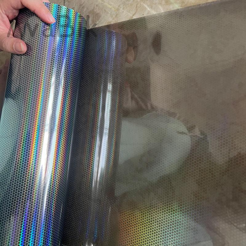 Car Sticker Headlight Lamp Film Auto Laser Honeycomb Taillight Lamp rhombus protective film Waterproof  Self-Adhesive Stickers