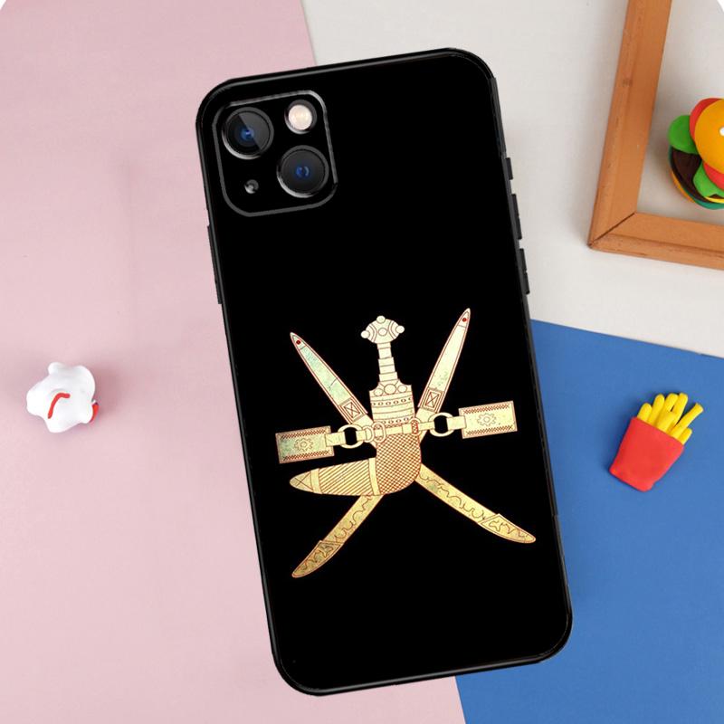 

Omani Emblem Oman Flag passport Phone Case For iPhone 16 Pro Max 11 12 13 14 15 Pro Max Mini XR 15 16 Plus 16e Cover Shell iPhone 14 Pro