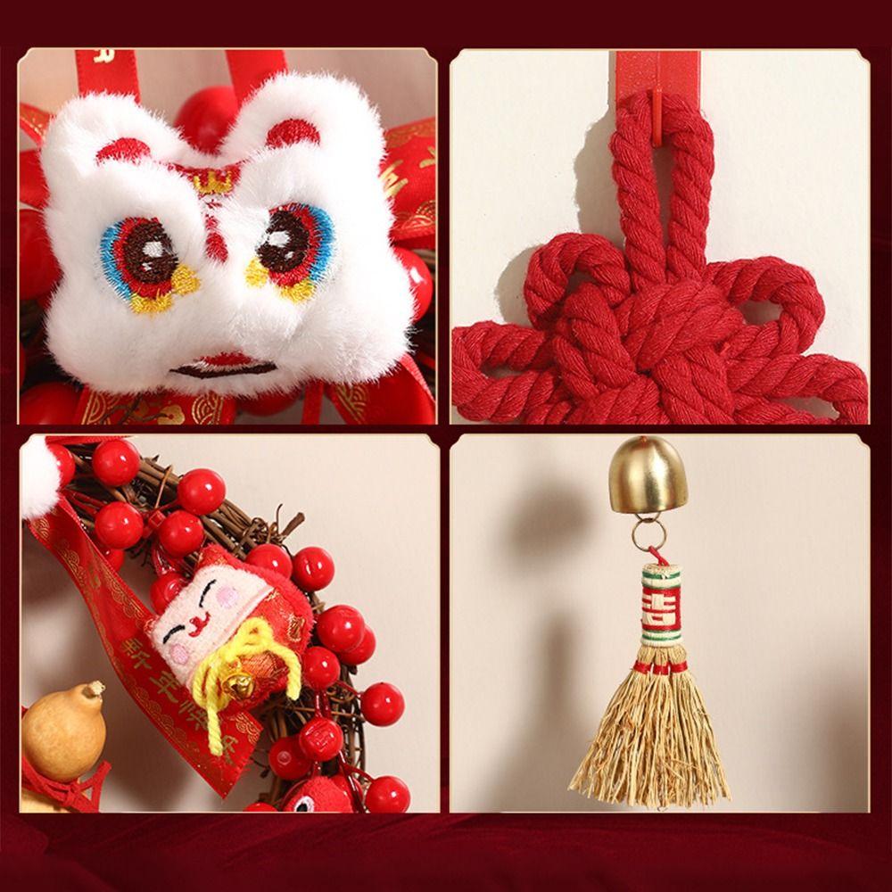 Traditional Spring Festival Wreath New Year Decor Spring Festival Ornament  Festival Decoration