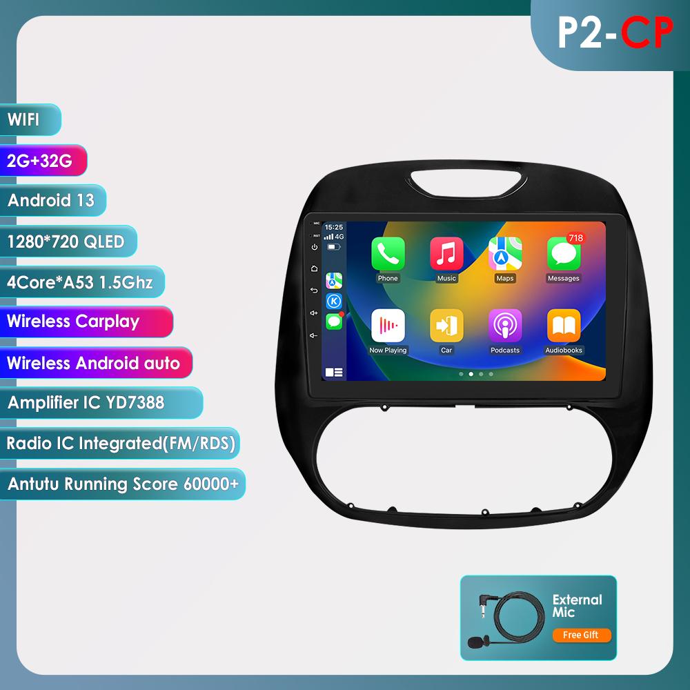

8G + 128G Carplay 4G-LTE 2din Android Авторадио для Renault Kaptur Captur 2016-2019 Автомобильный мультимедиа Стерео GPS Navi Аудио Видео BT SWC Интеллектуальный экран HC2CP 4Core 2G 32G