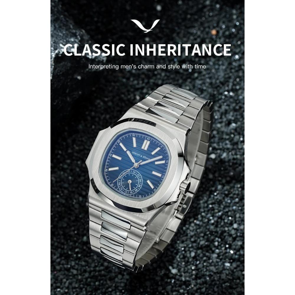 2025 Noutăți Ceasuri Specht & Söhne Classic 5980 Pentru Bărbați Ultra-subțire Oțel Cristal Safir Ceas Quartz Relogio Masculino
