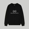 Balenciaga Printed Round-neck Pullover Sweater BL110 Black