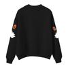Damen Casual Mode Rundhals Langarm Halloween Bedrucktes Sweatshirt