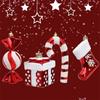 Christmas Tree Ornament Cartoon Snowman Candy Boot Sweet Hanging Decoration for Winter Holiday Party Decorations