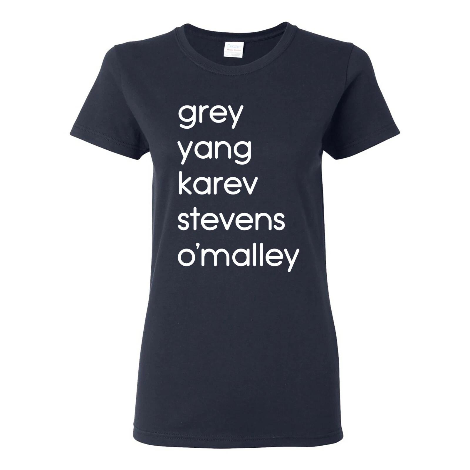 Grey Yang Karev Stevens Omalley - TV Doctor Soap Opera Womens T Shirt M