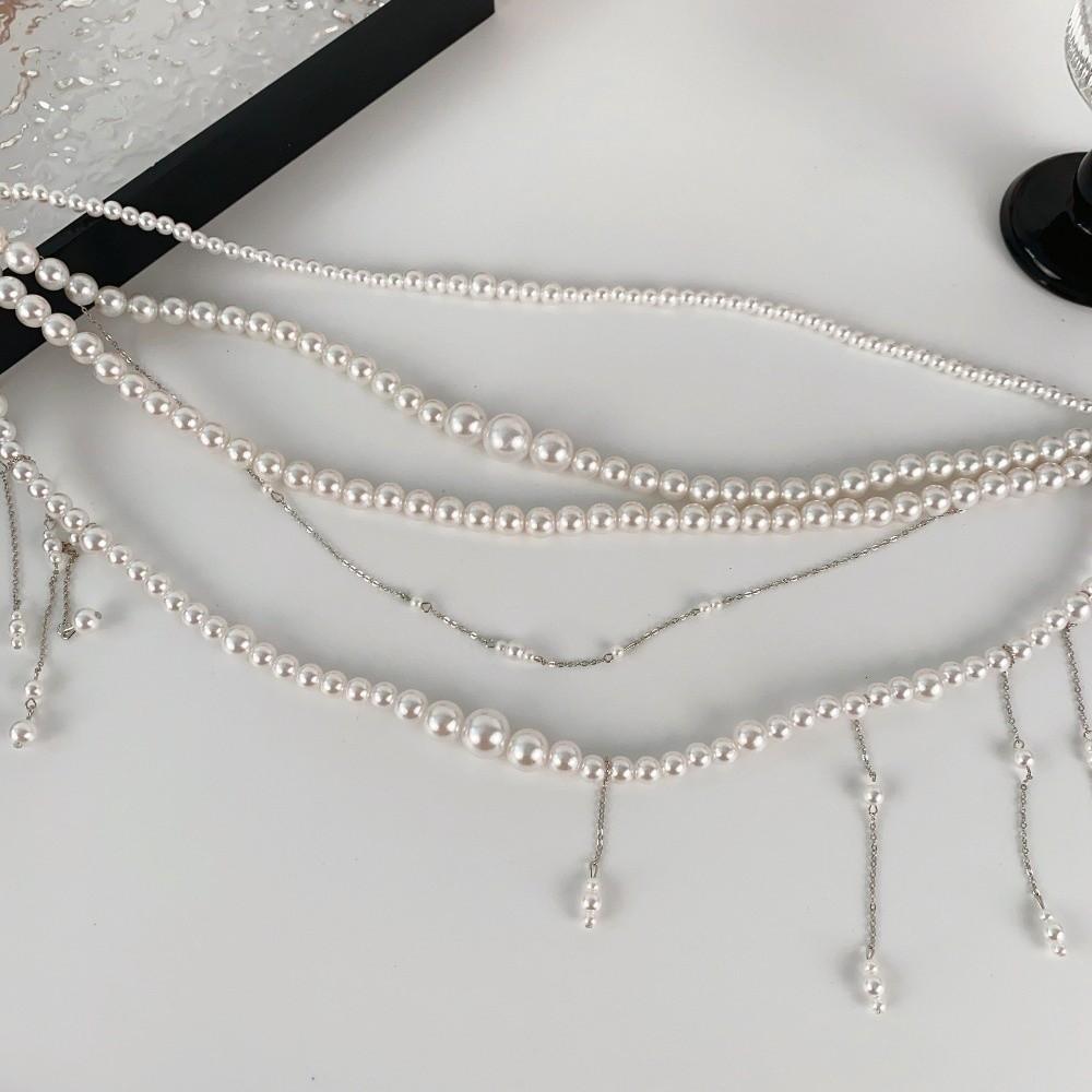 Clothing Accessories Pearl Pendant Belt Strap Multilayer Party Belt Casual Wear