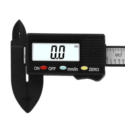 Lesunty Small Digital Caliper, 0-100mm Electronic Ruler with Screen, 0-100mm Electronic Ruler with Screen, Electronic Caliper, Jewelry Caliper Angle R