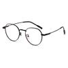 Glasses Frame, Young Round Literary Metal Retro Anti-Blue Myopia Glasses 31217