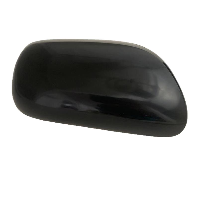 Replacement Rearview Side Mirror Covers Cap Black Unpainted For Toyota Yaris 2007-2013 87945-0D907 87915-0D907 Left/Right