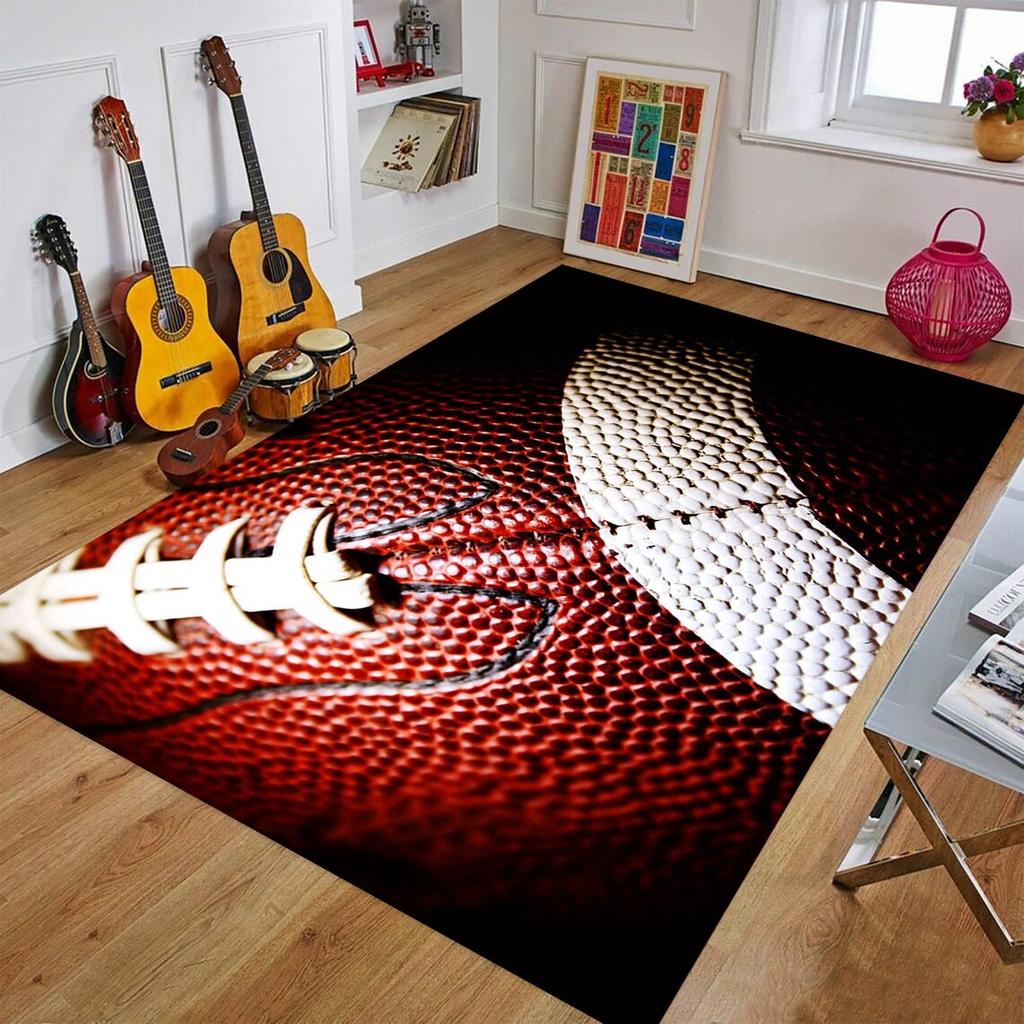 American Football Rug,NFL Rug,Gift For HerHim Room Rug,For Living Room Rug,Non Slip Floor Carpet,Teen's Rug, Kid's Room Rug