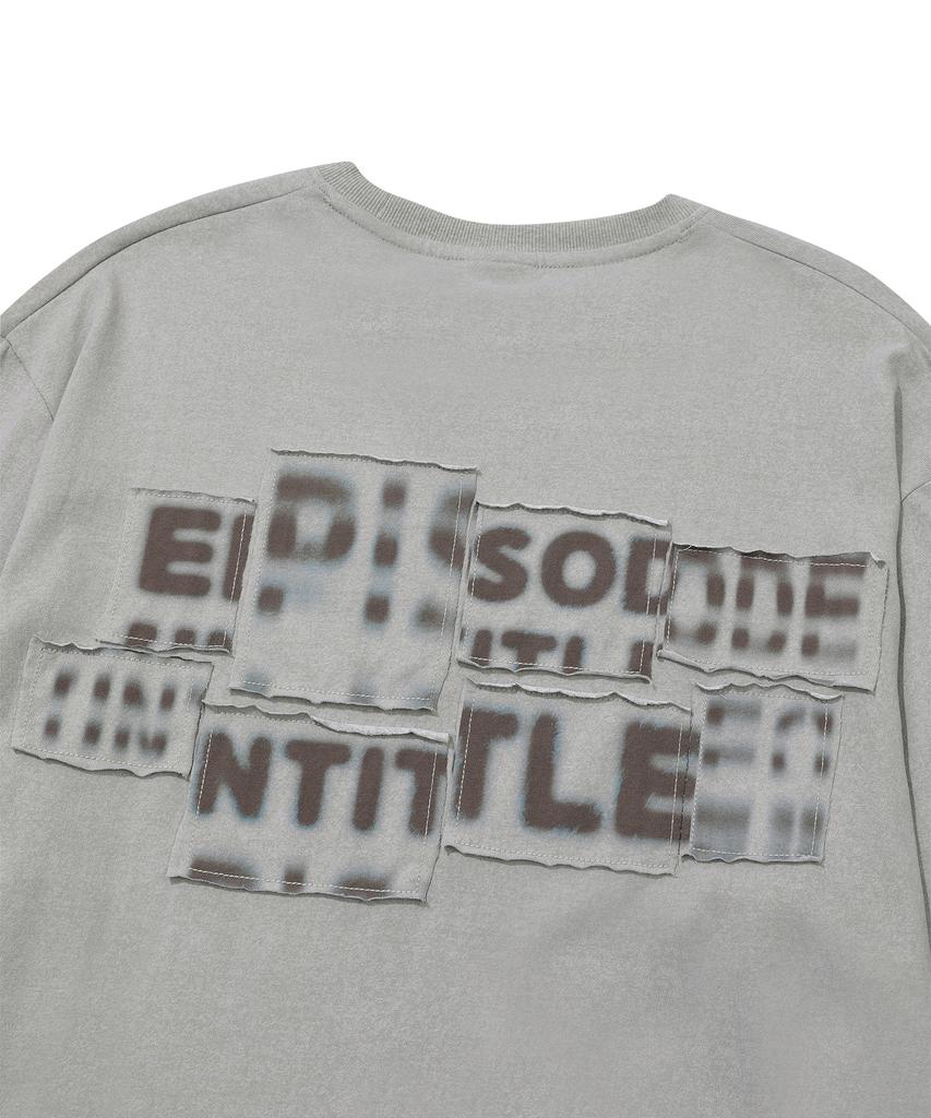 EPISODE UNTITLED Printing Patch Pigment Long Sleeves_Sand