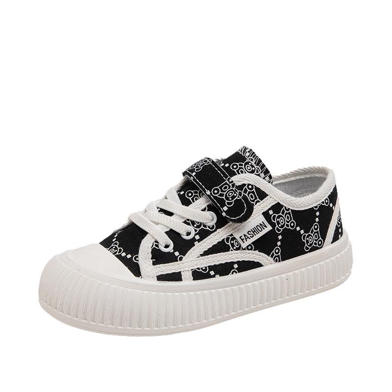 New Low-top Boys and Girls Sneakers Autumn Breathable Non-slip Wear-resistant Casual Canvas Shoes