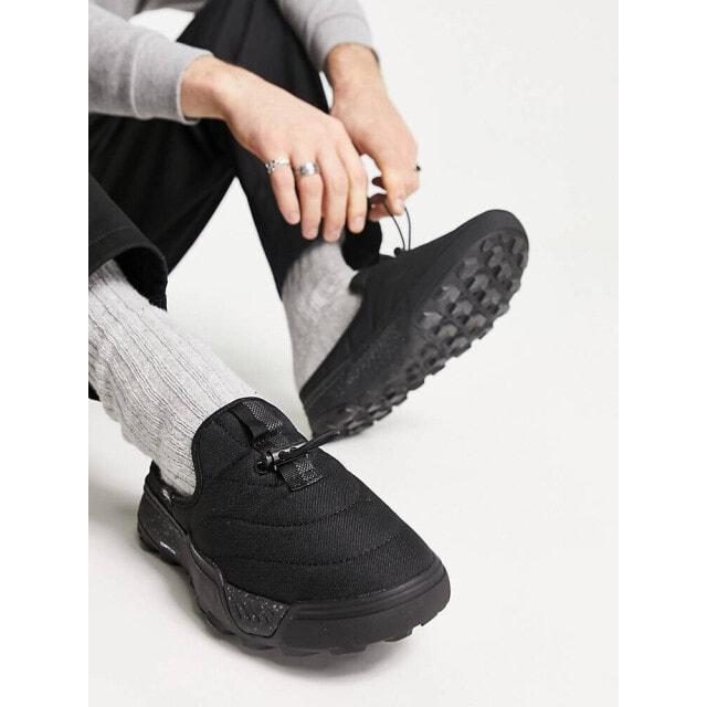 

Черные стеганые кроссовки без шнуровки Vans Coast Mules