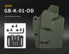 WOSPORT Schnellzieh-Tarnholster für G-TLR Taktisches Licht, Kydex-Material