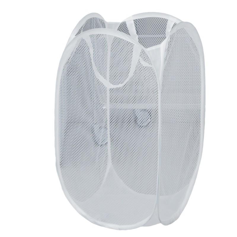 Large Foldable Laundry Basket - Breathable Dirty Clothes Hamper for Bedroom and Bathroom Storage