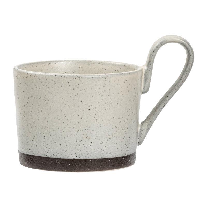 Cup Creative Big Ears Mug Household Ceramic Cup Japanese Style Coffee Cup Breakfast Cup Sesame Glaze Cup Water Cup