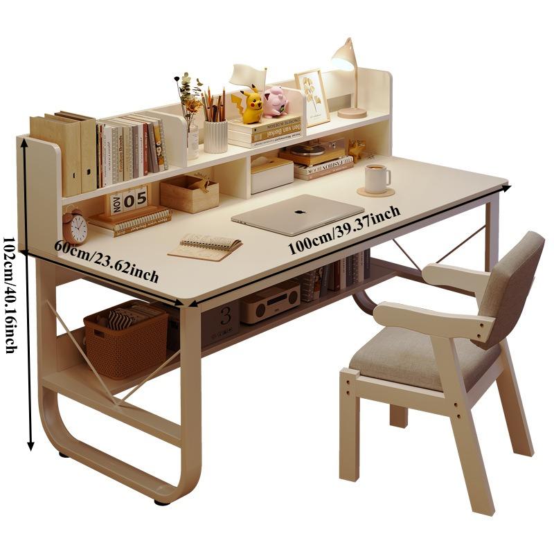 Minimalism Writing Desk Office Computer Desks Table with Storage Simple Desktop Computer Desk Laptop Desk Sturdy Table