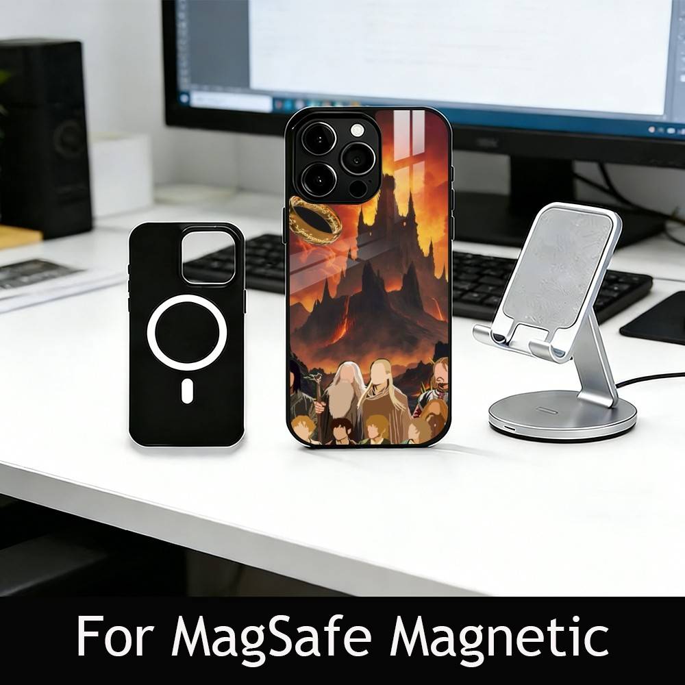 Lrd TV of Rngs Phone Case For iPhone17,16,15,14,13,12,11 Plus,Pro Magnetic For Magsafe Wireless Charging