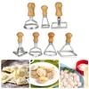 7PCS/Set Dumplings Molds DIY Cookies Cakes Pastry Pasta Stamp Press Cutter Maker Kitchen Attachment