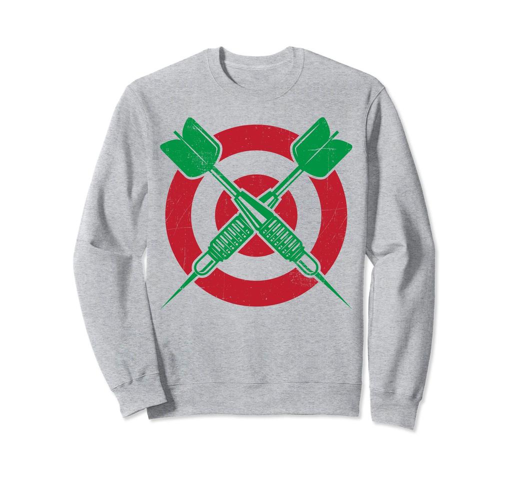 Darts Dartboard Dart Board Target Vintage Gifts Men Sport Sweatshirt