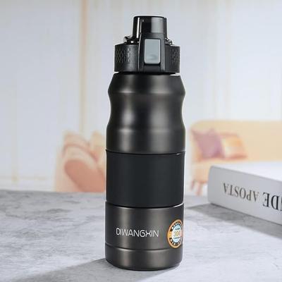 Portable Stainless Steel Water Bottle with Safety Lock and Stylish Suitable for Carbonated and Sports Easy To Suitable for Girls and Ideal for Hiking