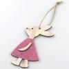 Wooden Easter Bunny Cute Style Party Crafts Wooden Hanging Decoration