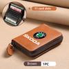 For Skoda Car Leather Wallet Motor ID Credit Card Ticket Storage Bag Octavia Superb RAPID FABIA KAMIQ KAROQ KODIAQ YETI kybf34