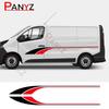For Opel Vauxhall Vivaro Renault Trafic Camper Van Motorhome 2PCS Car Stickers Stripes SURF Vinyl Graphics Decals Accessories